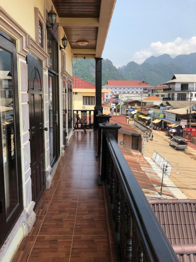 Soutjai Guesthouse & Restaurant Vang Vieng Eksteriør billede